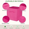 Unique Bargains Fabric Storage Bins 3 Pcs - 3 of 4