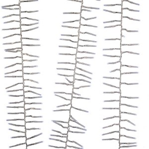 Kurt Adler 1000-Light 32.8-Foot Cool White LED Cluster Garland - 1 of 4