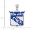 Black Bow Jewelry Sterling Silver New York Rangers NHL Large Pendant - 2 of 3