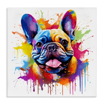 Stupell Industries French Bulldog Modern Splash, 36" x 36"