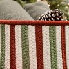 Colonial Mills Comet Stripe Christmas Basket - Red Multi 12"x12"x8" 100% Polypropylene  Round - 2 of 4