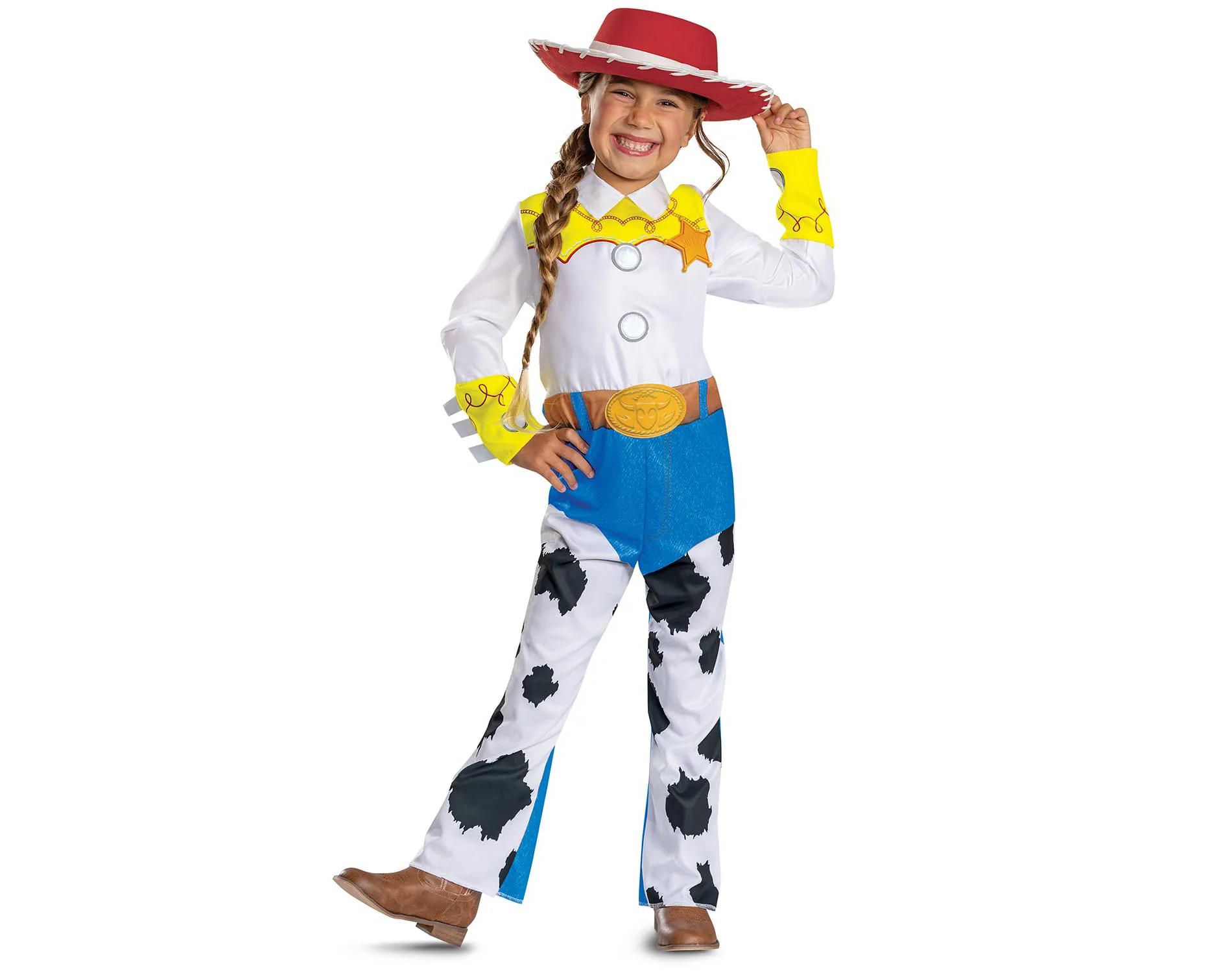 Disguise Girls' Disney Pixar's Toy Story 5 Sheriff Jessie Classic Jumpsuit Costume