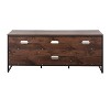 NicBex Modern TV Stand Contemporary TV Console with Natural Wood and Black Steel for Living Room - 4 of 4