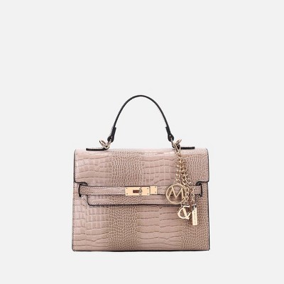 MKF Collection Naomi Women's Vegan Crocodile Leather Satchel Bag