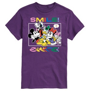 Men's - Disney - Mickey, Pluto, Minnie, Donald Duck, Goofy & Daisy Short Sleeve Graphic T-Shirt - 1 of 3