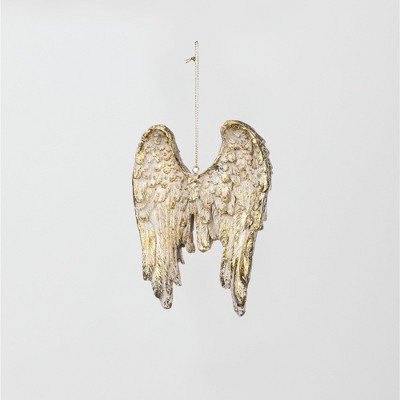 Sullivans Angel Wings Ornament 4.75"H Gold