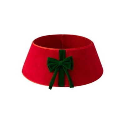 Adjustable Christmas Tree Collar, Rustic Plush Faux Fur Tree Collar Soft Xmas Tree Ring Boho Tree Skirt for Holiday Decorations