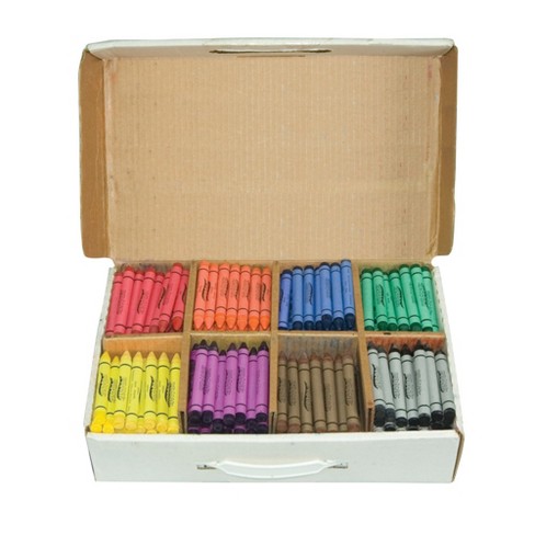 Prang Large Crayon Master Pack, Assorted Colors, Set Of 400 : Target