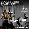 ER KANG Smith Machine, 2200lbs Squat Rack with LAT-Pull Down System & Cable Crossover Machine, Training Equipment with Leg Hold-Down Attachment - 3 of 4