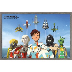 Trends International Star Wars: Resistance - Flight Framed Wall Poster Prints - 1 of 4