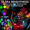 Swtroom 66ft Christmas String Lights 200 LED Chritsmas Tree Lights 8 Modes Multi Colored Christmas Decorative Mini Lights - 4 of 4