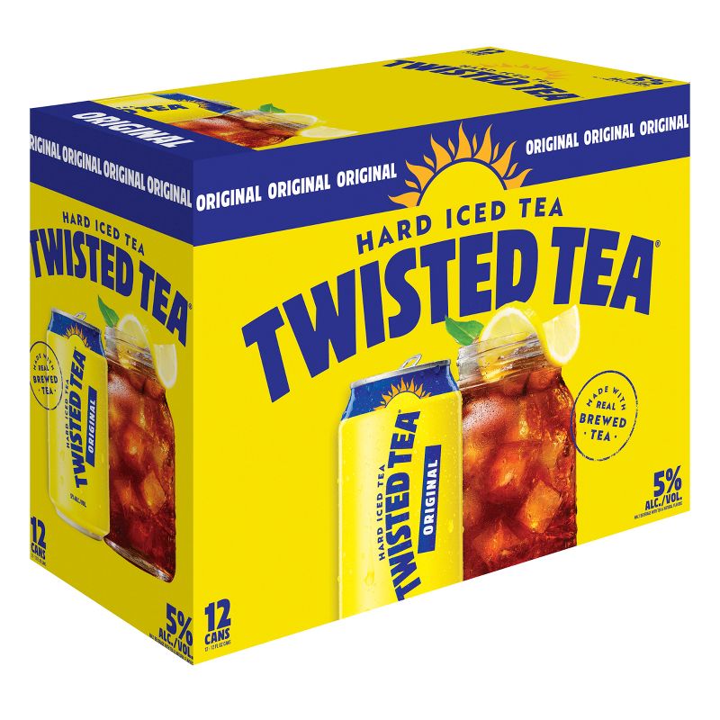 Twisted Tea Original Hard Iced Tea - 12pk/12 fl oz Cans, 5 of 15