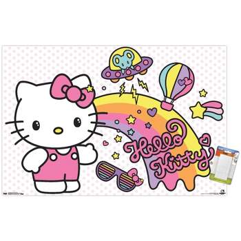 Trends International Hello Kitty - Kawaii Horror Unframed Wall Poster Print  White Mounts Bundle 22.375 X 34 : Target