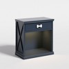 FURNIinspire Pet Beds Cat Bed Kitty House, Pet Furniture, Vintage Small Storage Cabinet Hidden Cat Litter Box With Drawer, Blue, 27.5"*15.7"*28.7" - 2 of 4