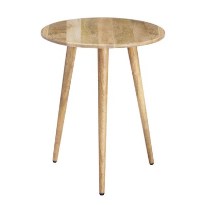 MH London Konak 22" Solid Wood End Table Round Top