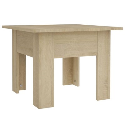 vidaXL Engineered Wood Coffee Table - Square Design, Sonoma Oak Finish