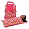 The Queen' Treasures 18 In Doll Carrier And Sleeping Bag, Pink