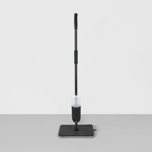 Microfiber Spray Mop with Slide-Out Scrubber