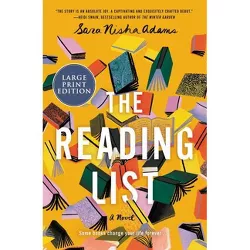 The Reading List - Large Print by  Sara Nisha Adams (Paperback)