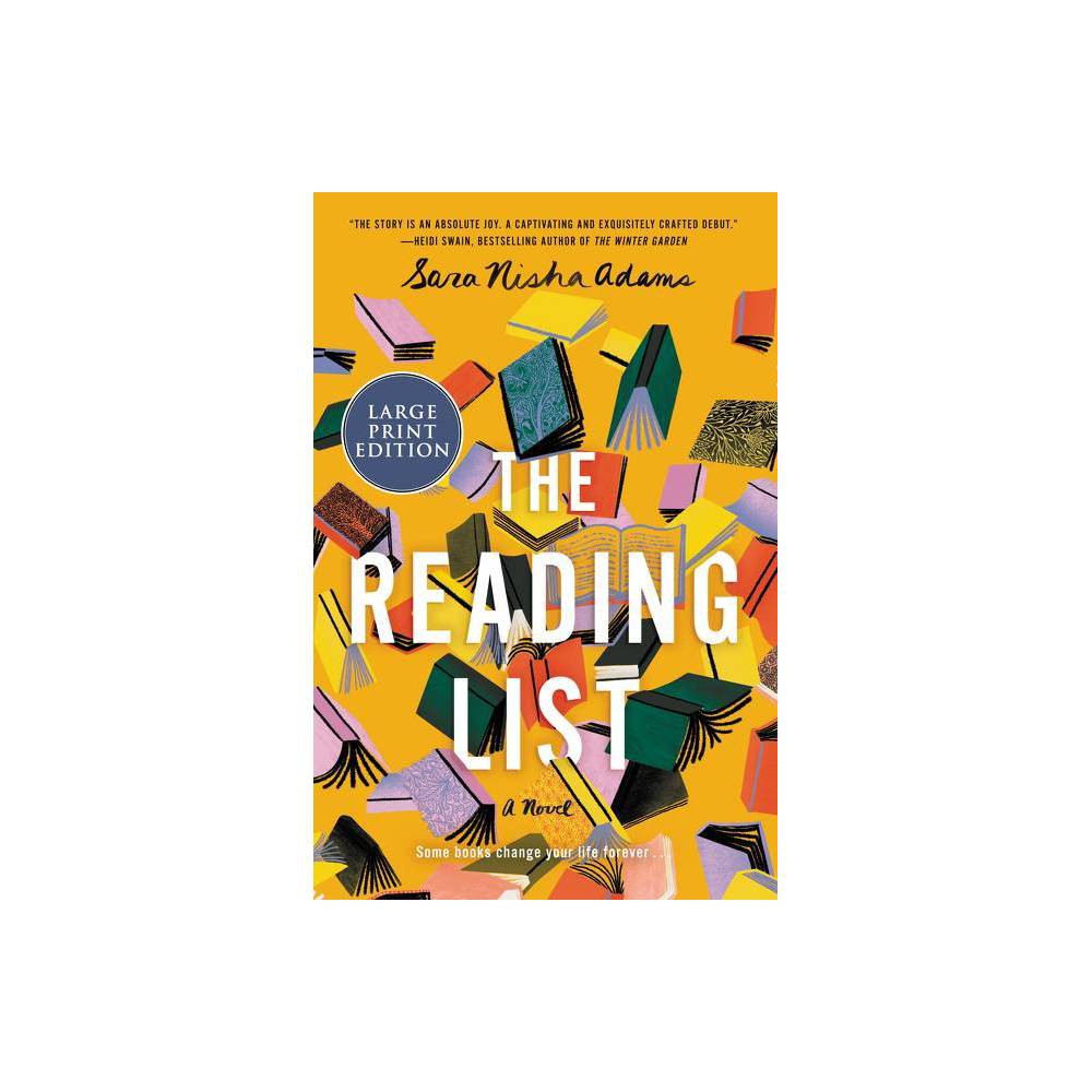 The Reading List - Large Print by Sara Nisha Adams (Paperback)