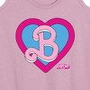 Women's - Barbie - Heart Crest Graphic Racerback Tank - 2 of 4
