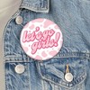 Big Dot of Happiness Last Rodeo - 3 inch Pink Cowgirl Bachelorette Party Badge - Pinback Buttons - Set of 8 - 3 of 4