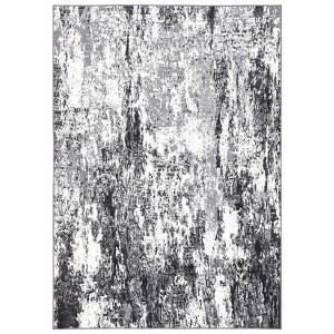 COZONY Modern Abstract Washable Runner Rug, Non-Slip Low Pile Stain Resistant - 1 of 4
