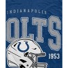 NFL Indianapolis Colts Vintage Arch Block Ultra Soft Blanket - 2 of 3
