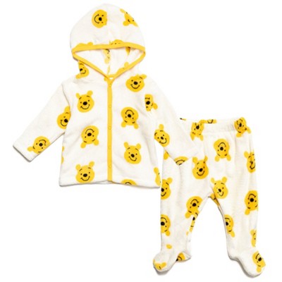 Disney Minnie Mouse Winnie the Pooh Baby Girls Fleece Jacket and Pants Newborn