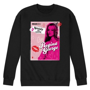 Men's - Mean Girls - Regina George Naughty List Legend Graphic Fleece Sweatshirt - 1 of 4