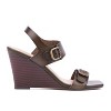 New York & Company Velma Women's 2 Band Buckle Wedge - 2 of 4