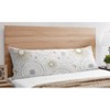 Sweet Jojo Designs Girl Body Pillow Cover (Pillow Not Included) 54in.x20in. Celestial Pink Gold and Grey - 2 of 4