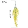 Unique Bargains Artificial Hanging Plants Fake Ferns Hanging Vines for Indoor Wall 8 Pcs - 2 of 4