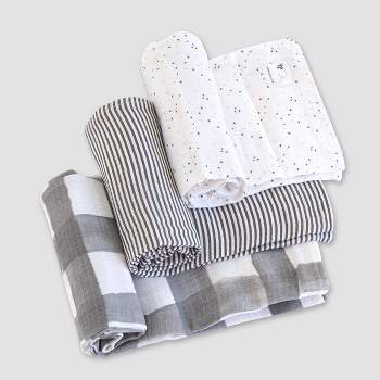Burt's Bees Baby® Woven Organic Cotton Muslin Blankets - 3pk Starry Eye