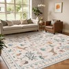 Abynow Medallion Distressed Persian Indoor Area Rug - 3 of 4