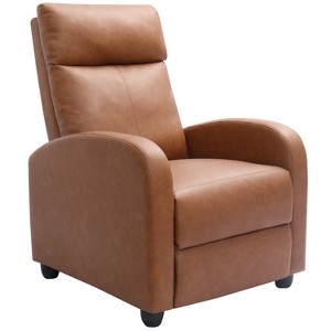 LACOO Faux Leather Recliner Chair Padded Club Chair for Home Theater - 1 of 4