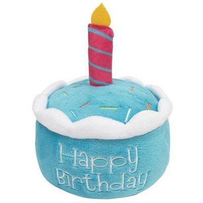 Birthday Cake Plush Toy With Hidden Squeaker (6