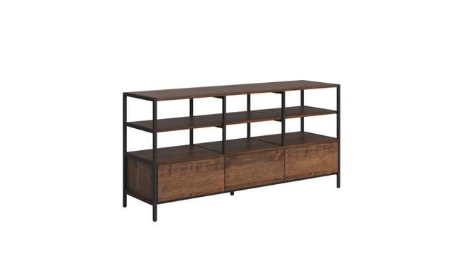 Felicia Rustic Industrial Metal/Wood TV Stand Console Table - Inspire Q, 2 of 9, play video