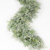 Sullivans 6' Frosted Fern & Cone Artificial Garland, Green - 4 of 4