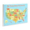 Stupell Industries United States of America USA Kids Map Wall Plaque Art - 3 of 4