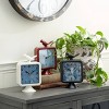 Set of 3 Metal Bird Clocks - Olivia & May: Vintage Style Analog Desk Timepieces, No Choking Hazard - 2 of 4