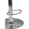 PAGED Contemporary Bar Stools Set of 2, Adjustable Swivel Kitchen Island Stools with Short Back Rounded Seat, Kitchen Chairs for Home Pub - 4 of 4