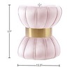 Meridian Furniture,Vino Velvet Ottoman/Stool - 3 of 4