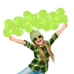 Treasures Gifted Lime Green Balloons - 5 Inch Latex Balloons - 200 Pack - 1 of 1