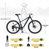 27.5 Inch Wheels 8 Speed Mountain Bike, for Men Women Boys and Girls, Front Suspension, Steel Frame - 2 of 4