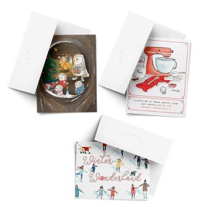 Merry Owls, Winter Wonderland, Mixer Winter/Holiday/Christmas Greeting Card Pack Sets (3 ct, Assorted) by Ramus & Co - 1 of 4