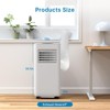 8,000 BTU Portable Air Conditioner ÿ 3-in-1 Cooling, Dehumidifier & Fan for 350 Sq.Ft Rooms - 3 of 4