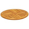 vidaXL Round Table Top - 31.5" x 0.9" -Solid Acacia Wood-Dining/Patio/Garden Use - Natural Oil Finish - 4 of 4