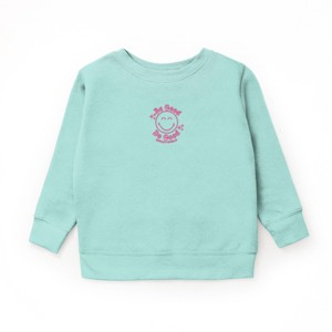 The Juniper Shop SmileyWorld Embroidered Be Good Do Good Smiley Youth Sweatshirt - S - Seafoam - 1 of 3
