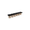 Meridian Furniture,Pavilion Black Boucle Fabric Bench - 4 of 4